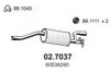 ASSO 02.7037 End Silencer